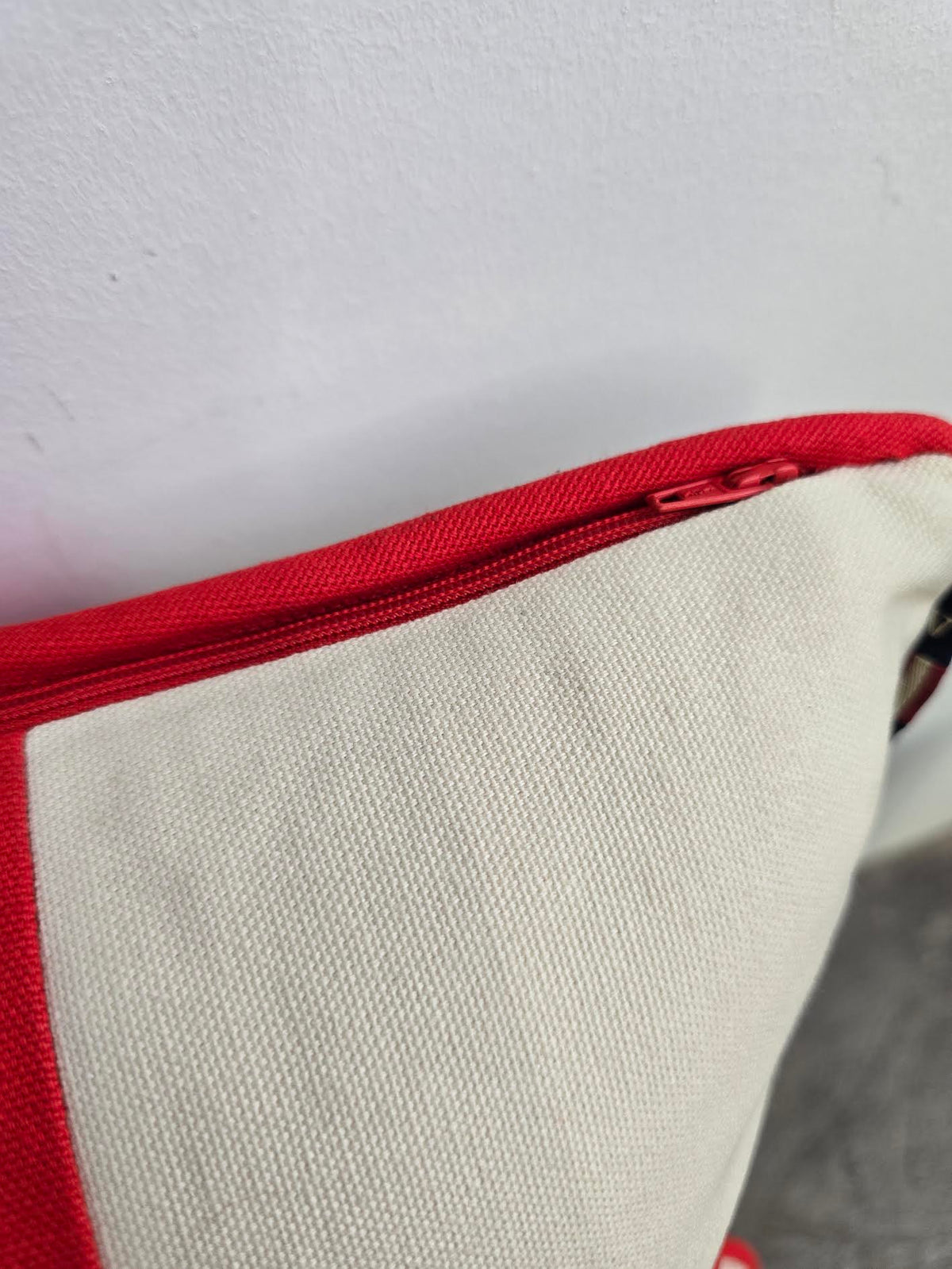 St George's Cross Cushion | Patchwork Cotton | Piped Edge | 30cm