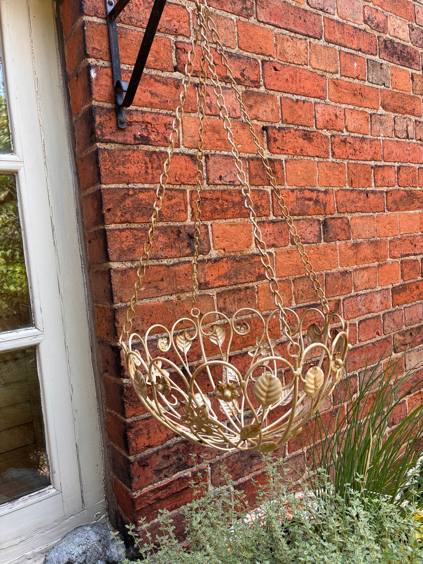 Wirework Fancy Hanging Baskets | Sold as a Pair | Powder Coated