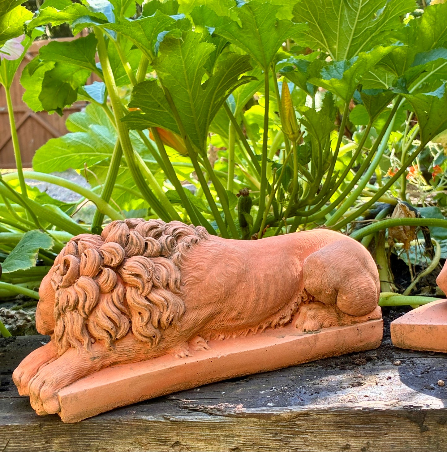 Canova Lions — Terracotta Pair | Garden & Home Sculpture
