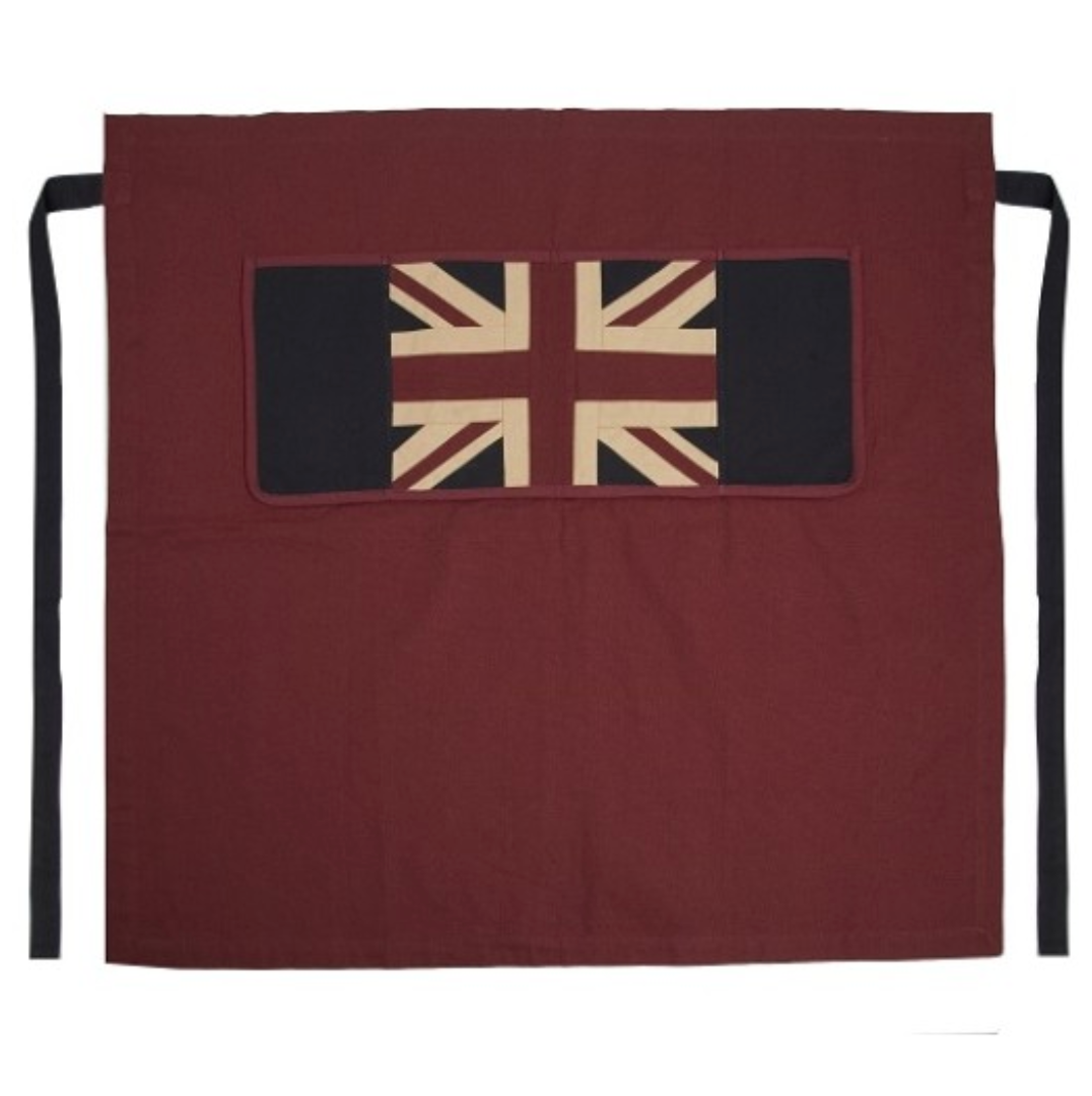 Union Jack BBQ Apron | Handmade Heavy Cotton | Four Pockets | One Size