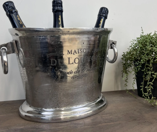 Medium loop handle Wine & Champagne Cooler | Handcrafted Aluminium Wine Bath