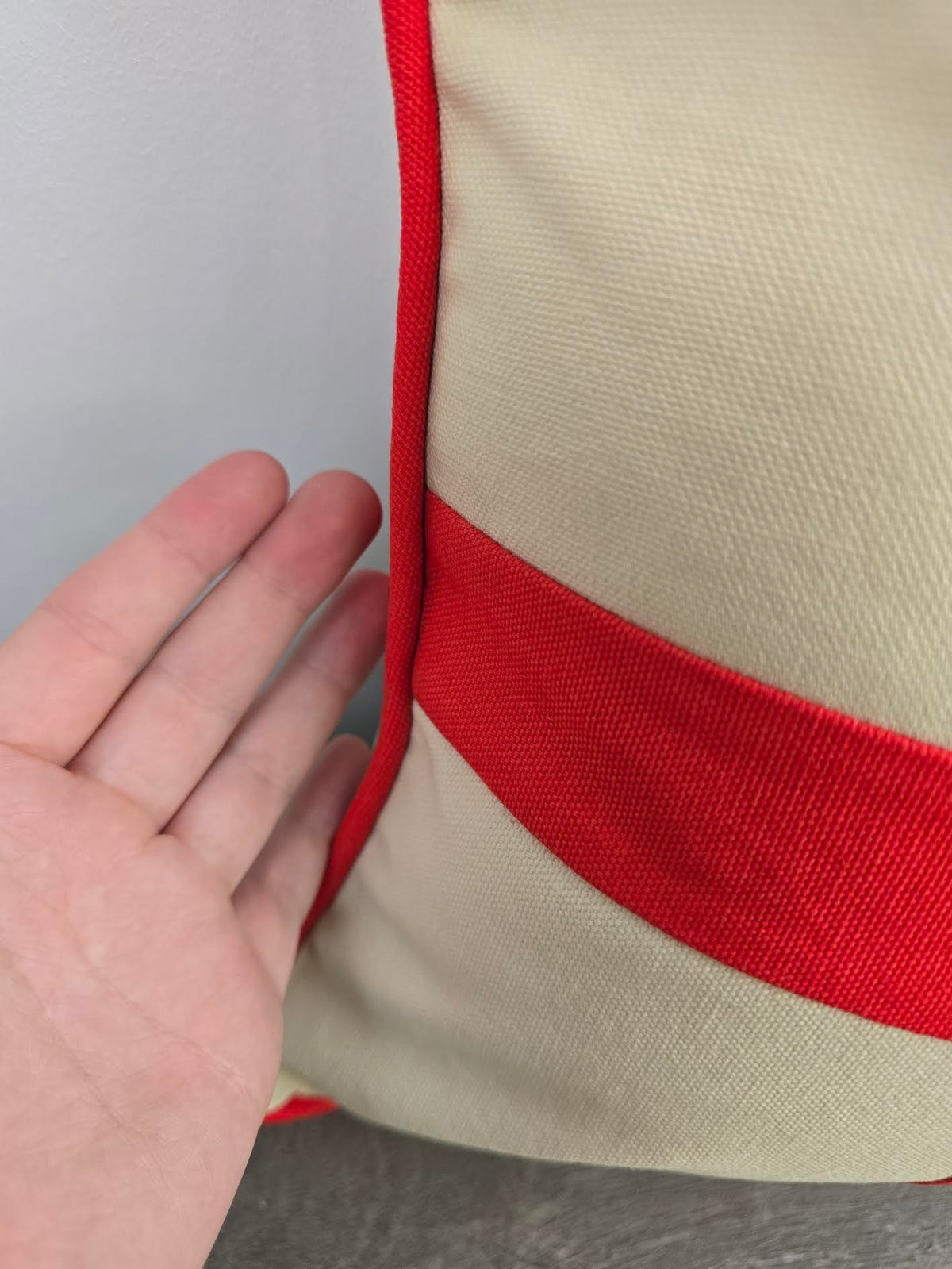 St George's Cross Cushion | Patchwork Cotton | Piped Edge | 30cm