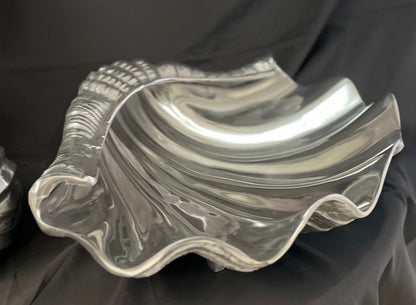 Shell Shape Cooler Platter - Cast Recycled Aluminium Clam Design