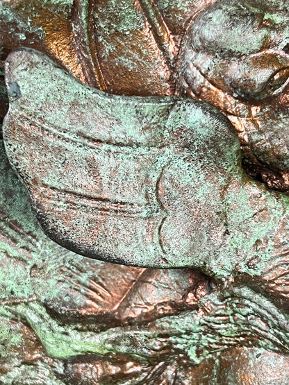 Wall Fountain - Cast Aluminium Classical Medusa Roundel in Bronze Finish