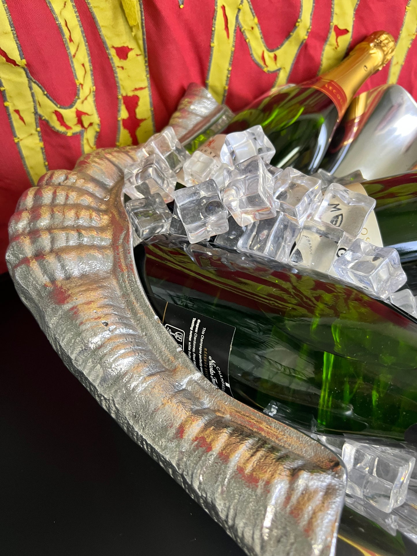Shell Shape Cooler Platter - Cast Recycled Aluminium Clam Design