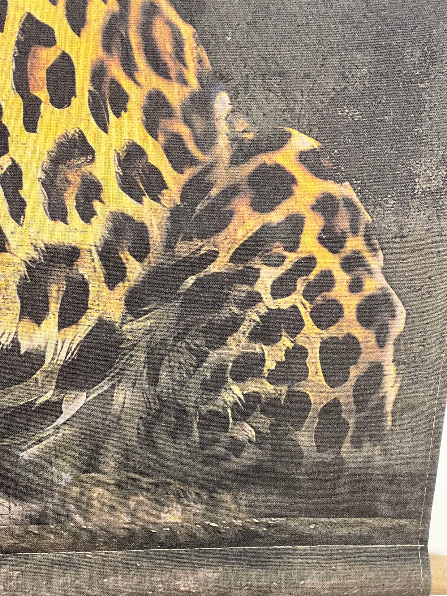 Spotted Jaguar canvas wall art 84cm