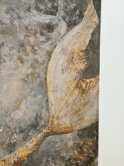 Mermaid canvas wall art 100cm