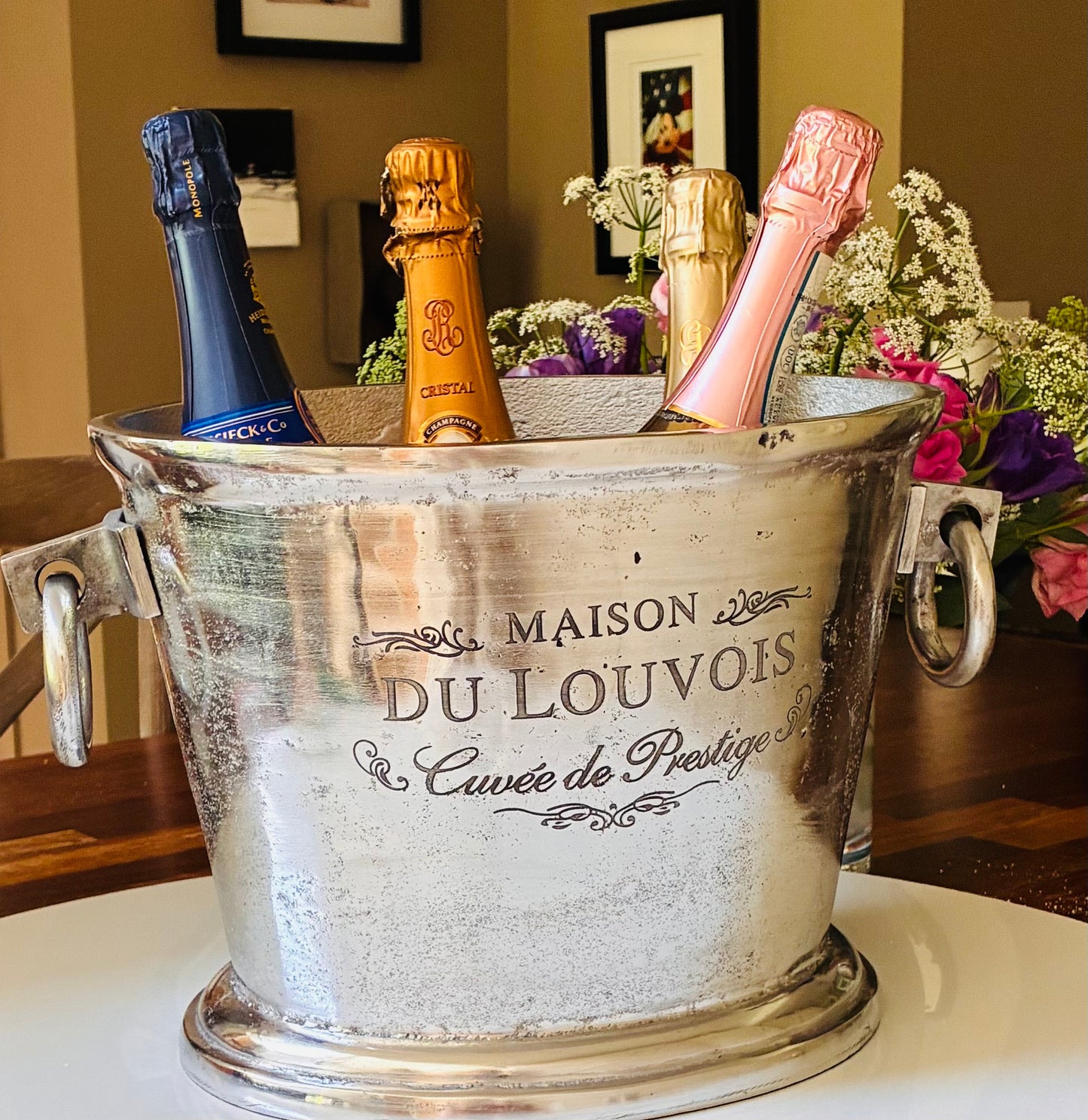 XL Wine & Champagne Cooler | Handcrafted Aluminium Wine Bath