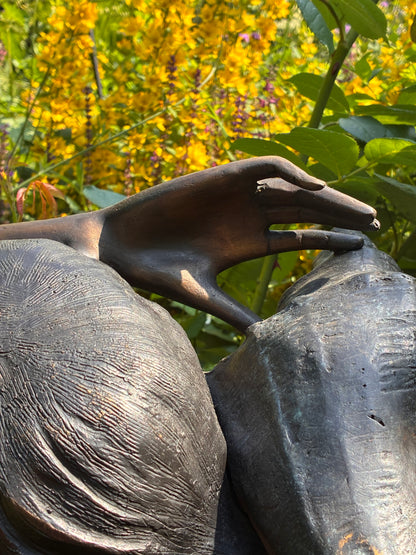 Bronze Mermaid Sculpture | Lost Wax Cast | Handcrafted Heirloom Piece