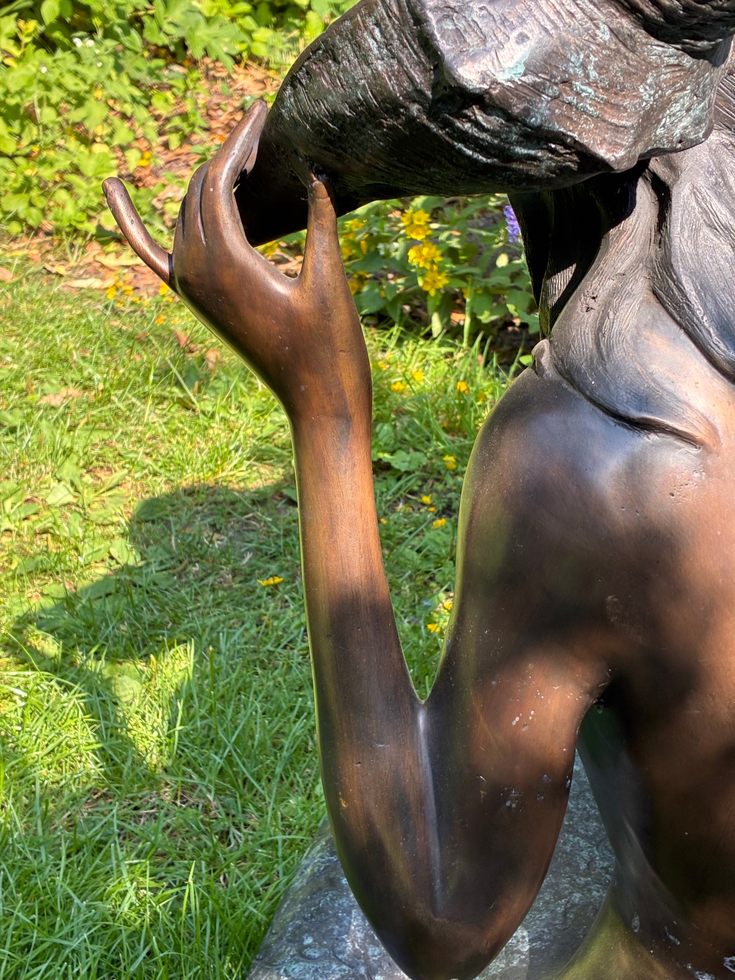 Bronze Mermaid Sculpture | Lost Wax Cast | Handcrafted Heirloom Piece