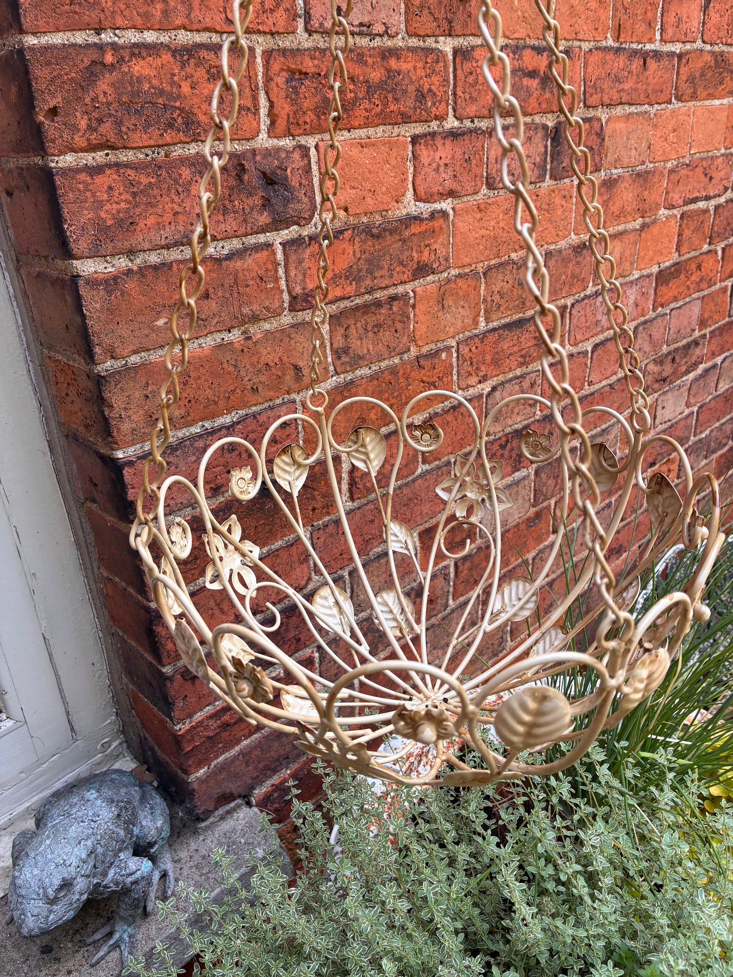 Wirework Fancy Hanging Baskets | Sold as a Pair | Powder Coated