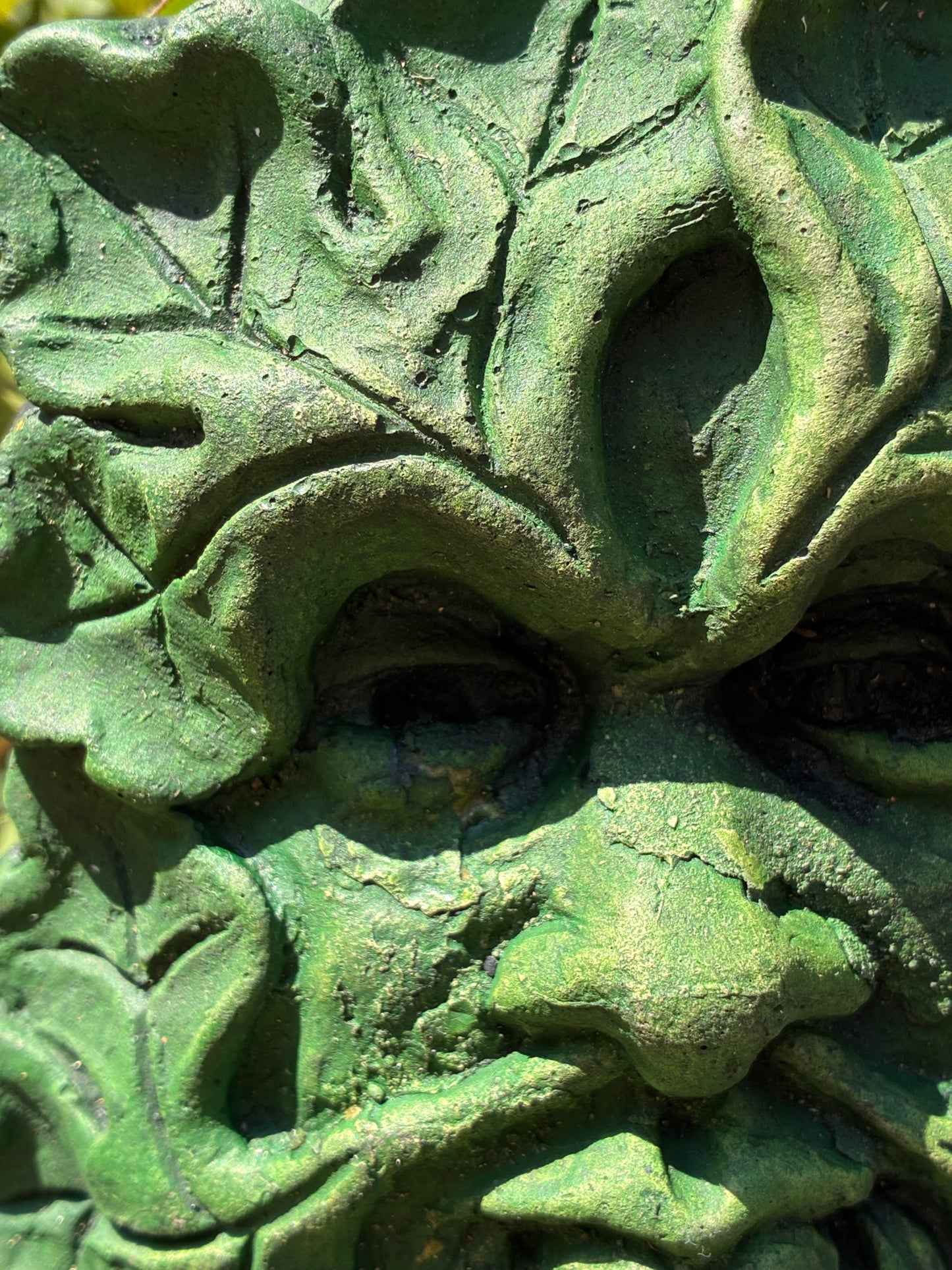 Green Man Bird Feeder | Handmade Terracotta | Garden Wildlife Ornament