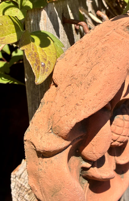 Tudor Rose Wall Plaque | Rose-Shaped | Handmade Terracotta | England's National Emblem
