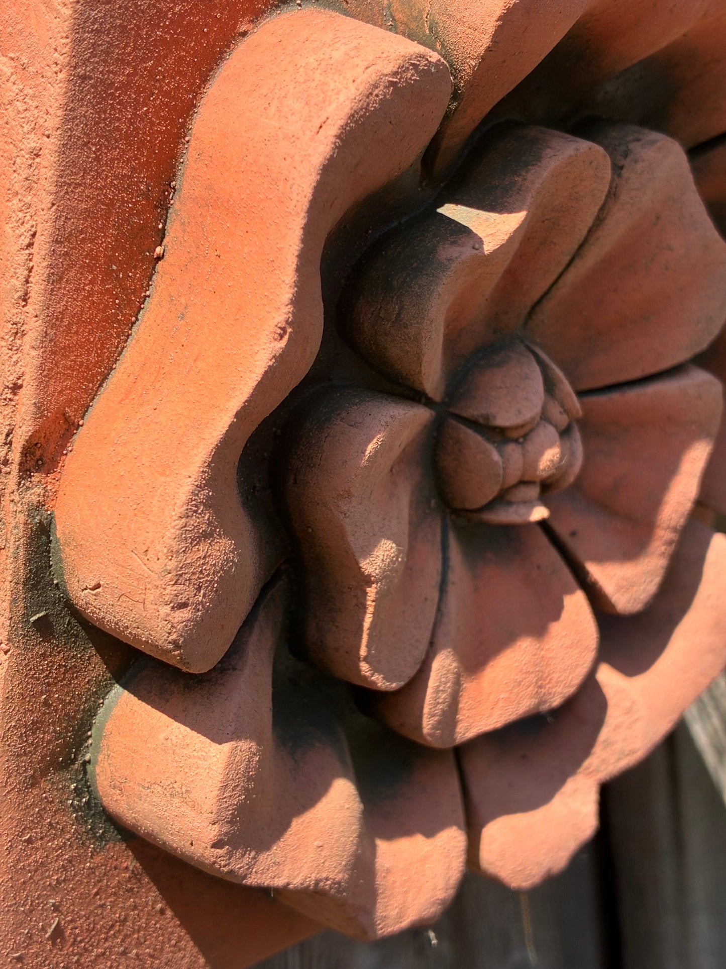 Tudor Rose Wall Plaque | Handmade Terracotta | England's National Emblem