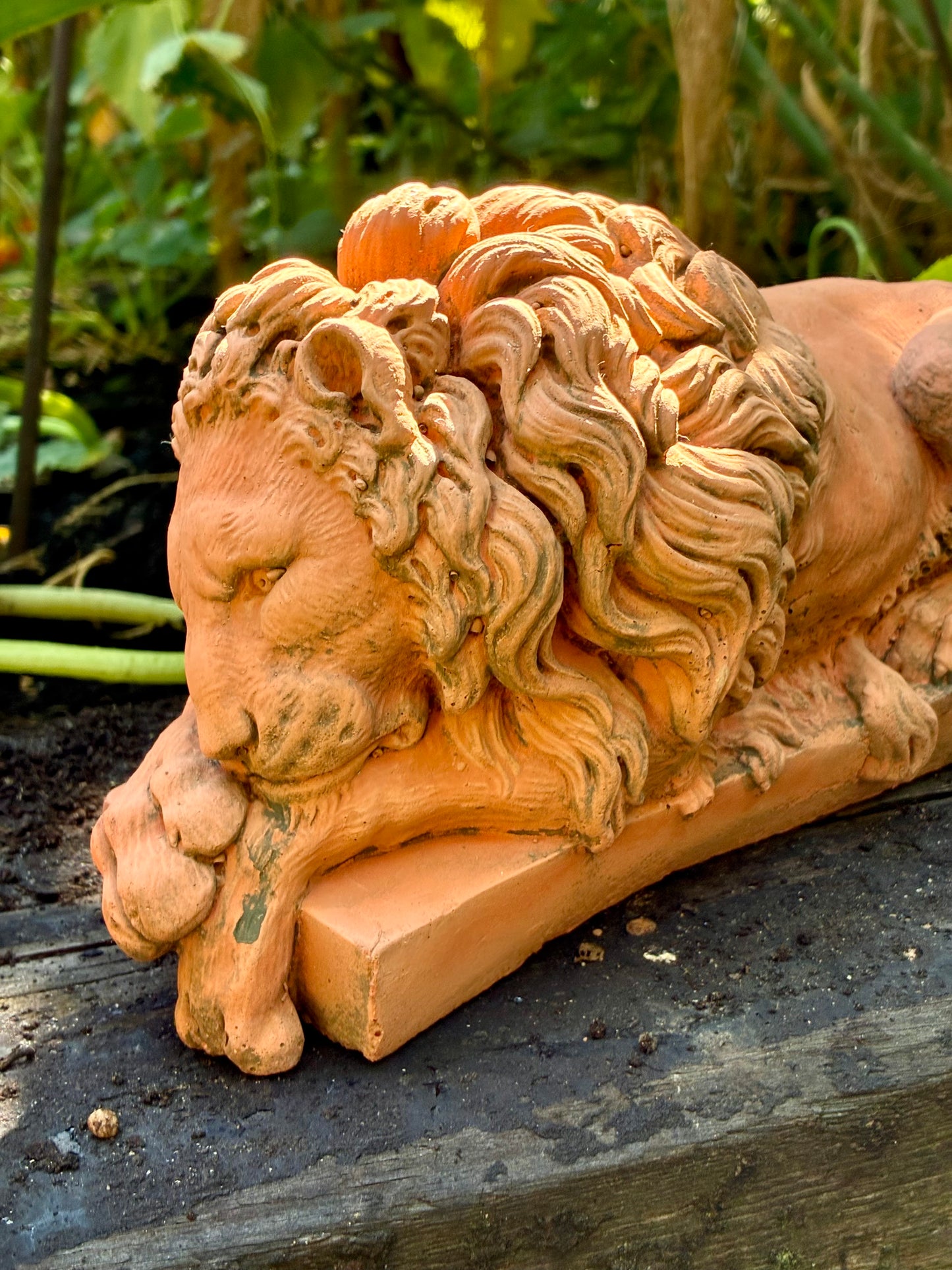 Canova Lions — Terracotta Pair | Garden & Home Sculpture