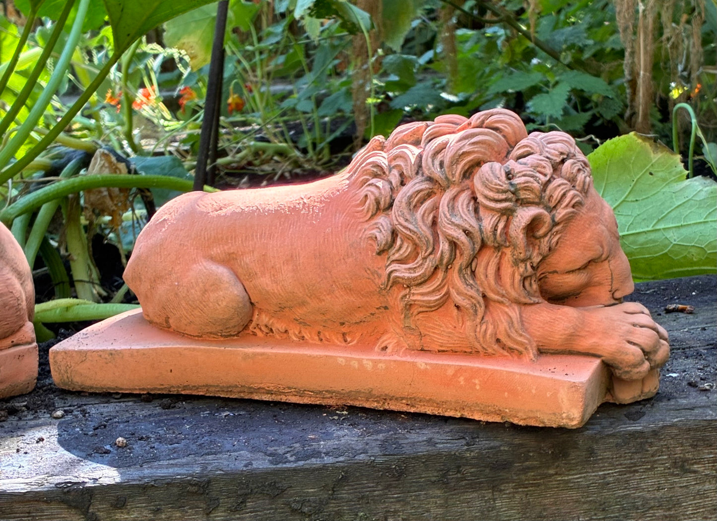 Canova Lions — Terracotta Pair | Garden & Home Sculpture