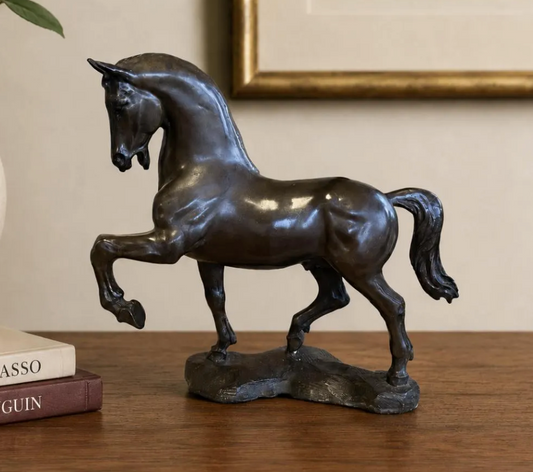 Bronze Lucky Horse Sculpture | Small | Lost Wax Cast | Indoor & Outdoor