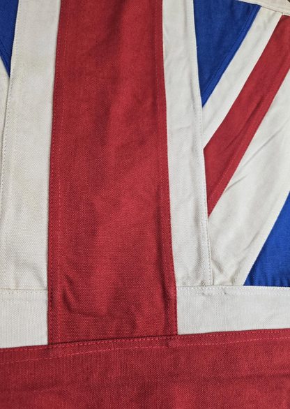 Small Union Jack Flag & Throw | Handmade Heavy Duck Canvas | Hang or Drape
