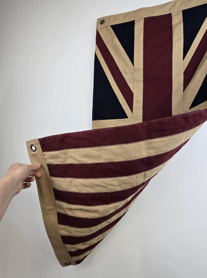 American and UK flag | reversible |Handmade Heavy Duck Cotton | Hang or Drape