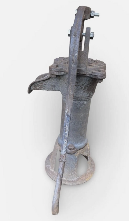 Grey Rusty Water Pump with Blockley Inscription