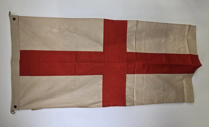 Large St George's Cross Flag & Throw | Handmade Heavy Cotton | Hang or Drape