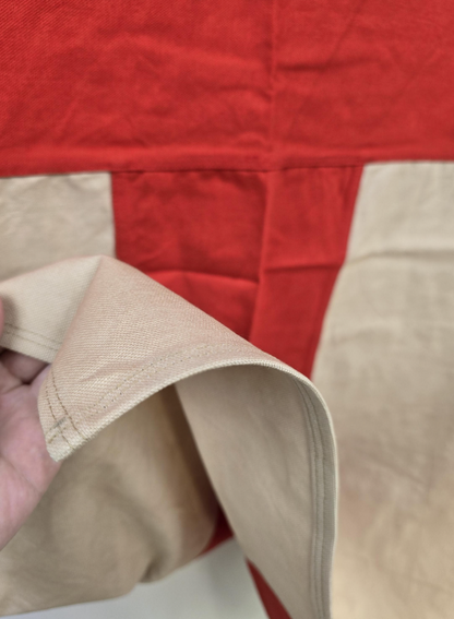 Large St George's Cross Flag & Throw | Handmade Heavy Cotton | Hang or Drape