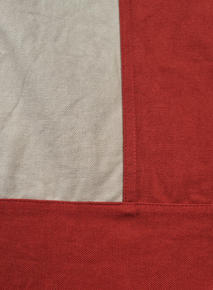 Large St George's Cross Flag & Throw | Handmade Heavy Cotton | Hang or Drape