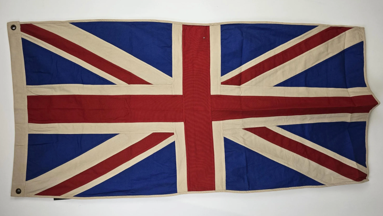Large Union Jack Flag & Throw | Handmade Heavy Duck Canvas | Hang or Drape