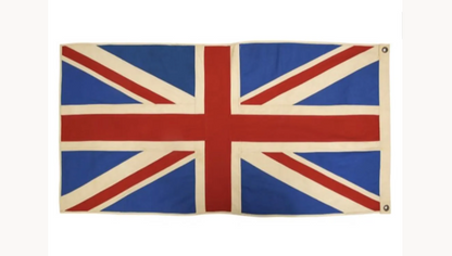 Large Union Jack Flag & Throw | Handmade Heavy Duck Canvas | Hang or Drape