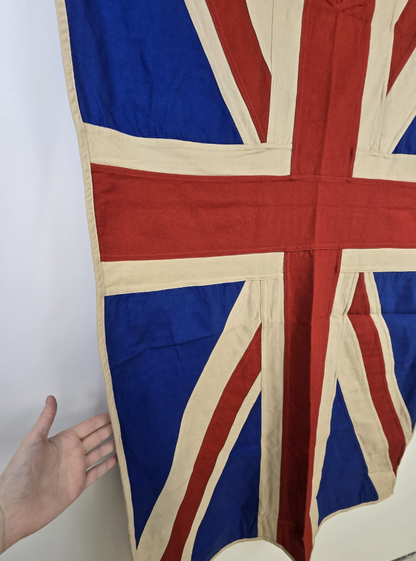 Large Union Jack Flag & Throw | Handmade Heavy Duck Canvas | Hang or Drape
