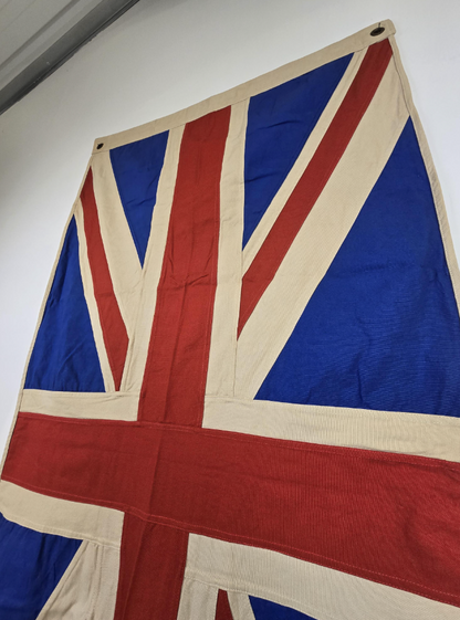 Large Union Jack Flag & Throw | Handmade Heavy Duck Canvas | Hang or Drape