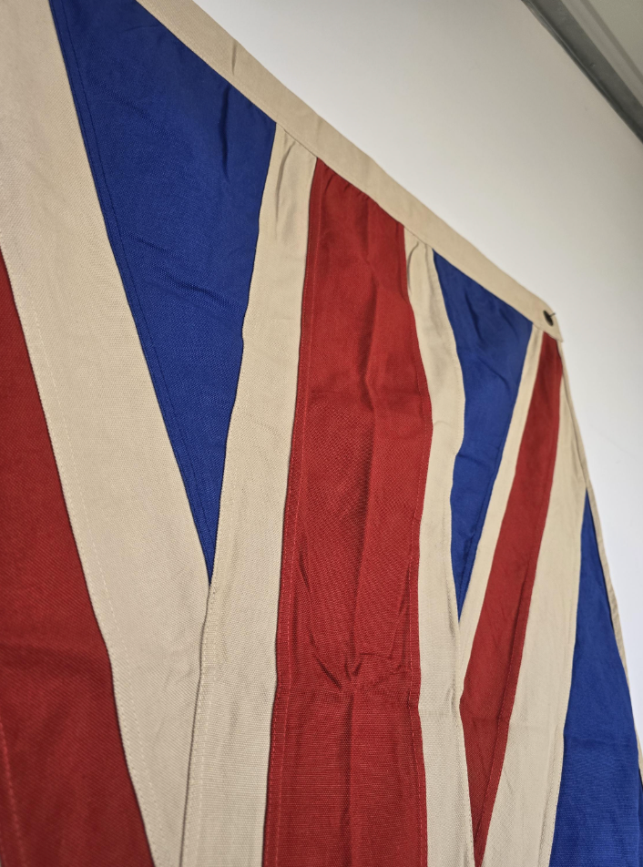 Large Union Jack Flag & Throw | Handmade Heavy Duck Canvas | Hang or Drape