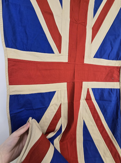 Large Union Jack Flag & Throw | Handmade Heavy Duck Canvas | Hang or Drape