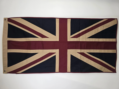 Large Union Jack Flag & Throw | Vintage Style