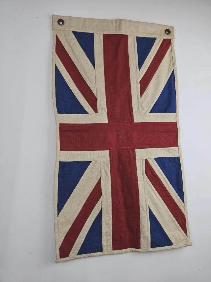 Medium Union Jack Flag & Throw | Handmade Heavy Duck Canvas | Hang or Drape