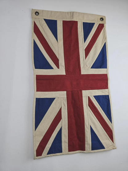 Medium Union Jack Flag & Throw | Handmade Heavy Duck Canvas | Hang or Drape