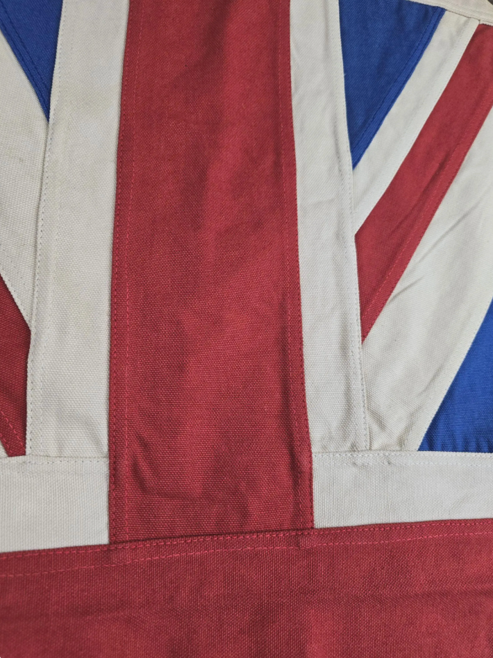 Medium Union Jack Flag & Throw | Handmade Heavy Duck Canvas | Hang or Drape