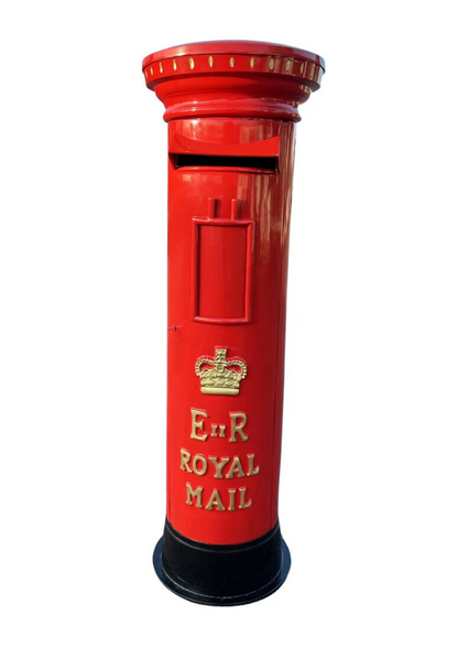 Red Pillar box post box