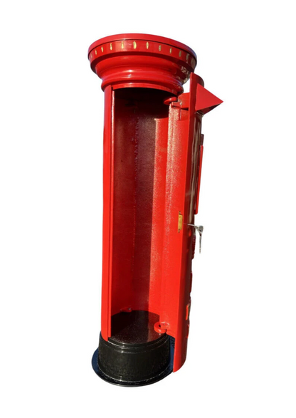 Red Pillar box post box