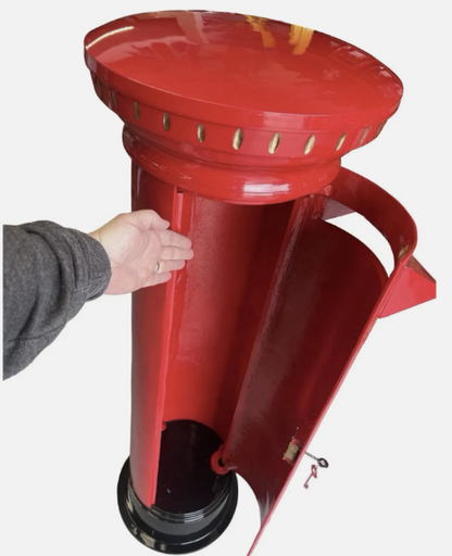 Full-Size Red Pillar Box | ER II Cast Aluminium | Post Office
