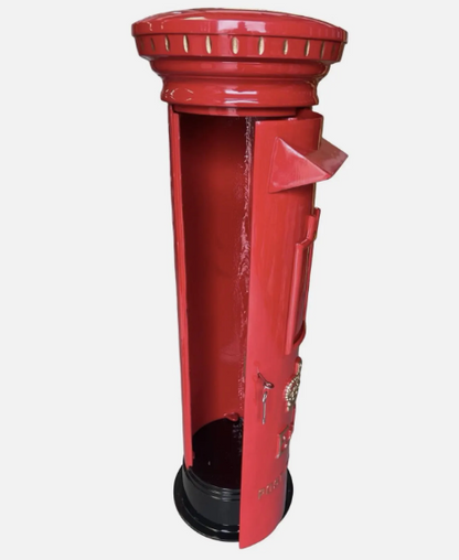 Full-Size Red Pillar Box | ER II Cast Aluminium | Post Office