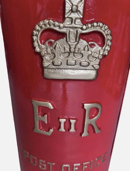 Full-Size Red Pillar Box | ER II Cast Aluminium | Post Office