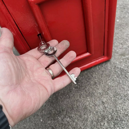 GR Vintage Post Box | King George VI | Cast Iron | Pillar Box Red
