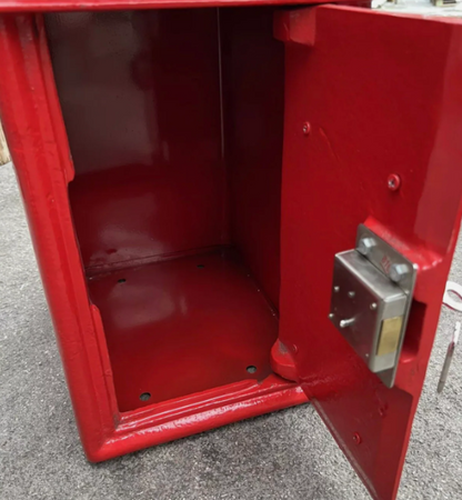 GR Vintage Post Box | King George VI | Cast Iron | Pillar Box Red