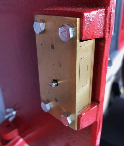 Brass Lock & Two Keys | Replacement Lock for ER Post Box