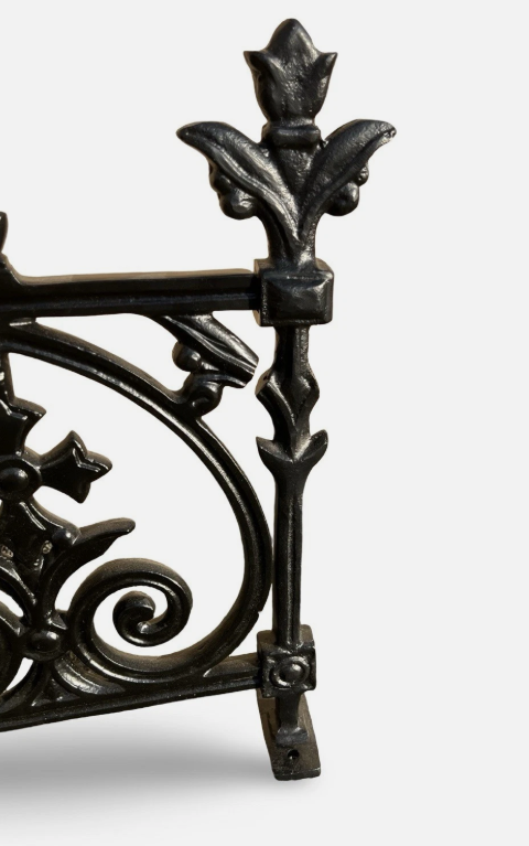 Terrace Railing end section Cast Aluminium wall toppers