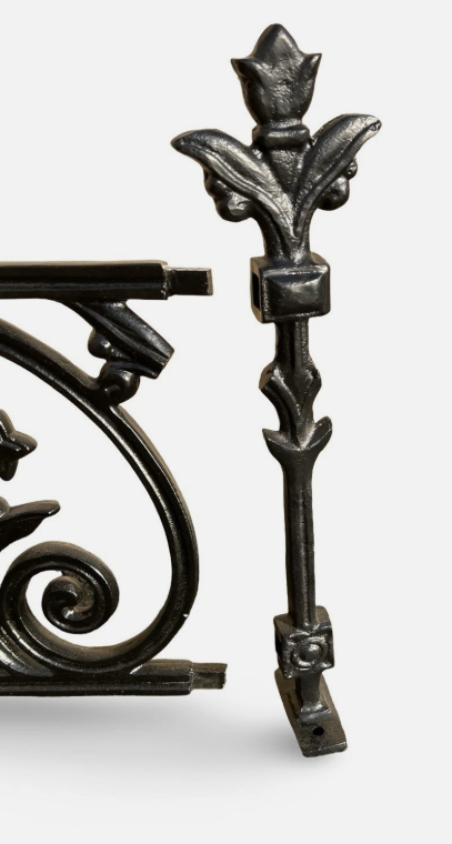 Terrace Railing end section Cast Aluminium wall toppers