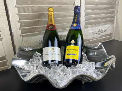 Shell Shape Cooler Platter - Cast Recycled Aluminium Clam Design