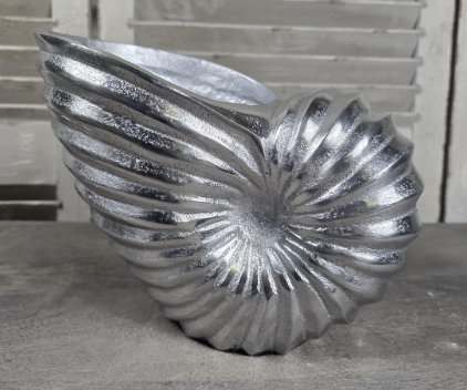 Nautilus Shell Wine Cooler - Cast Recycled Aluminium Single Bottle