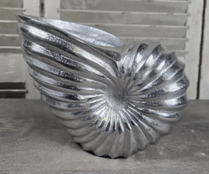 Nautilus Shell Wine Cooler - Cast Recycled Aluminium Single Bottle